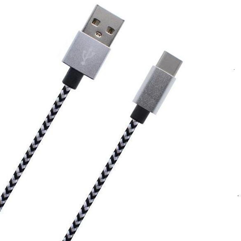 Type-til USB Nylon flettet datakabel