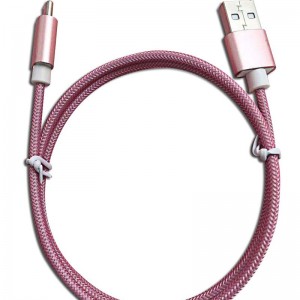 Type-C til USB Nylon briaderet kabel