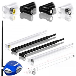 9dBi gevinst 395 mm 2,4 GHz WIFI antenne indendørs Omni retningsbestemt ekstern antenne