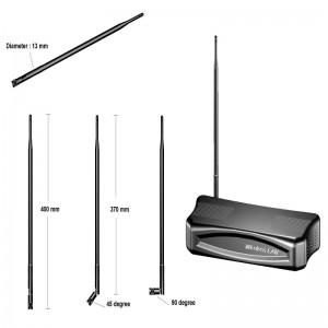 9dBi gevinst 395 mm 2,4 GHz WIFI antenne indendørs Omni retningsbestemt ekstern antenne
