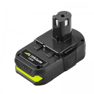 Til Ryobi P102, P103, P104 2000mAh 18V Li-ion-udskiftningsbatteri-batterier