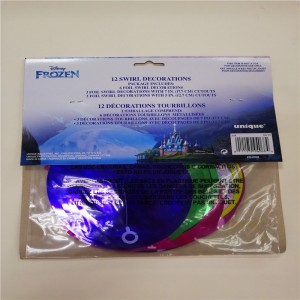 Folie Swirl Festdekorationer Ballonophæng