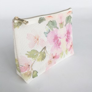 Fasion blomsterprint kvinder personlig kosmetik taske