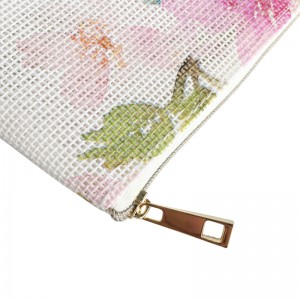 Fasion blomsterprint kvinder personlig kosmetik taske