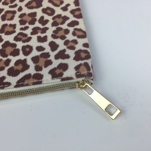 Genbrugt fasion lynlås kosmetikpose