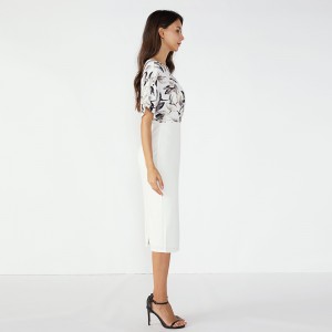 Ny model pige 2019 arbejdskrage strikket kvindefest luksus kjole