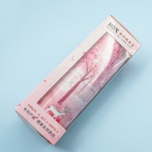 Kinesisk innovativ brevpapir Sakura Quicksand Pencil Case