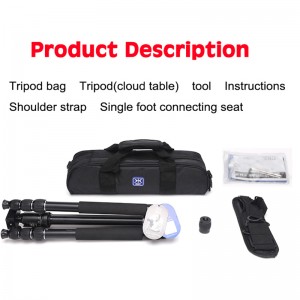 DIAT AM254A KH10 Aluminiumskamera stativ til professionel studiofotografering Udendørs optagelse Kamerastativ stativ