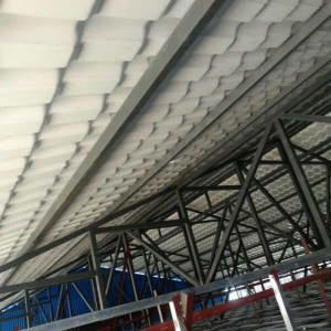Ny spansk royal1050 PVC korrugeret polycarbonat tagplade
