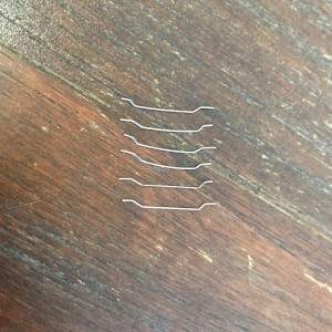 310 rustfrit stålfiber (0,5 * 25,4 mm)