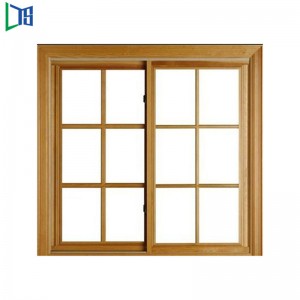 Foshan dobbeltvindue aluminium fransk kabinetvindue til beboelseshus med lydisolering