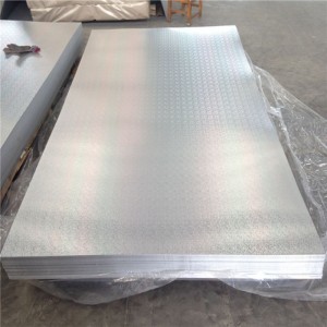 5052 5754 præget aluminiumsplade (diamant / indikator / fem stænger)