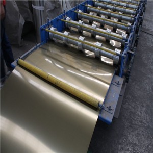 Orange skrælmønster stukket præget aluminiumsspiral