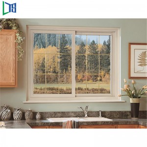 Kinesisk leverandør aluminiumsvindue glasvindue med myggenetpris på aluminium skydevindue