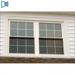 Fabrikspris Aluminium Dobbelt Hung Windows Enkelt Hung Windows Vertical Sldiing Windows