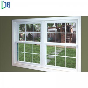 Foshan fabrik aluminium hængt lodret skydevindue glidende aluminium glas vindue fabrikant dobbeltglas