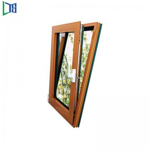 Aluminium Vip og drej vinduer med nyt 2019 designet med stålnet og anodiseret færdig