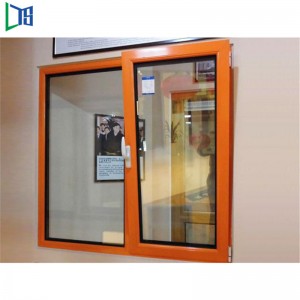 Kina-top leverandør af høj kvalitet termisk brudt aluminium Vip- og drejevindue til dobbeltvindue til bopæl