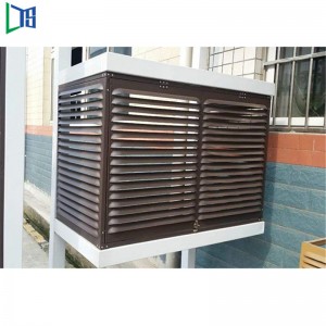 Aluminium Udvendig Solafskærmning Solafskærmning Luver Vinduessænker med pulverlakering færdig