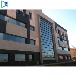 Kommerciel Morden Building Exterior Aluminium Panel Aluminium Frame Glasgardin med dobbeltvindue