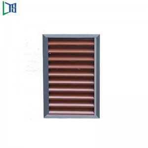 Aluminiumsramme Glas bevægeligt Louvers Jalousie vindue med lamineret glas