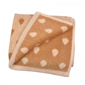 Naturfarvet bomuld Jacquardhåndklæde