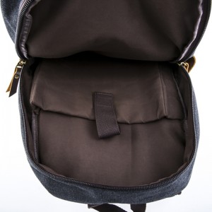 17SC-6457D SGS bestået skør hesteskind vintage blank lærred rygsæk engros lærred taske rygsæk