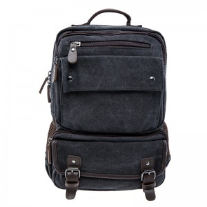 17SC-6571M Velkommen OEM 15 års miljøvenlig holdbar 15.6-17.3 tommer stor kapacitet mænd brugerdefineret rygsæk vintage lærred