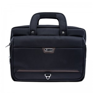 17SG-7584F Klassisk forretning Vandbestandig Rejsetaske Laptop taske 15,6 tommer udvidelig Messenger-skuldertaske til computer