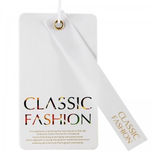 Creative Fashion Beklædnings etiket hangtag Skræddersyet 04