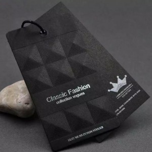 Creative Fashion Beklædnings etiket hangtag Skræddersyet 9