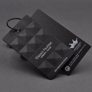 Creative Fashion Beklædnings etiket hangtag Skræddersyet 9