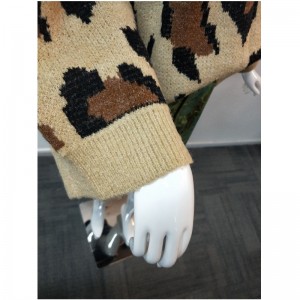 DAMES 'PRINTED WIDE-CUFFS JUMPER RLWS0008F