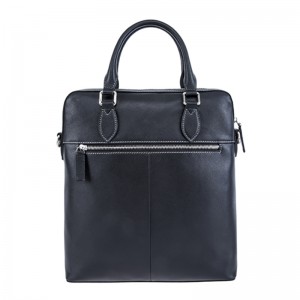 18SG-6822F fabrik direkte lav MOQ blødt fuldkorn læder forretning tote håndtaske mænds dokumentmappe læder taske