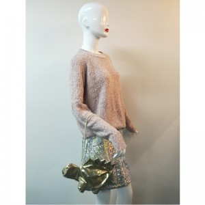 PINK RUND-HALSJUMPER RLWS0016F