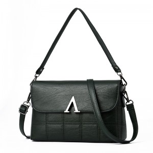 HD0823 - Tilpasset high-end kvinder enkelt skulder taske ægte læder crossbody taske