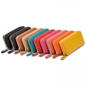 HD0827 - Engros tilpasset bilnøgle PU læder holder med 6 nøglekrog