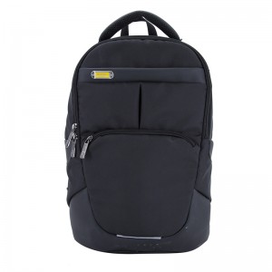 18SA-7476D Trendy mode Black University College Bogpakke Computer Rygsæk Laptop Rygsæk Daypack