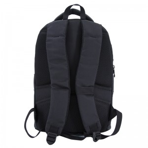 18SA-7476D Trendy mode Black University College Bogpakke Computer Rygsæk Laptop Rygsæk Daypack