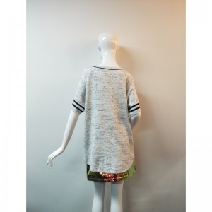 LIGHT GRAY V-HALD CARDIGAN RLWS0037F