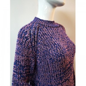 PURPLE CREW HOOK SWEATER RLWS0050F