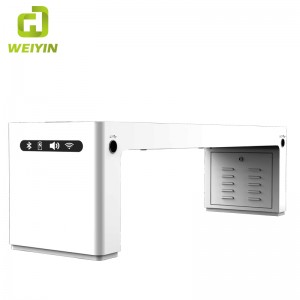 Udendørs smart solenergi Urban Park Bench til opladning af mobiltelefoner