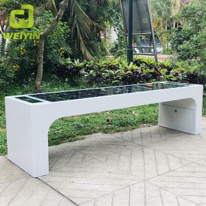 Solar Smart Street Furniture Urban Sæder til udendørs brug