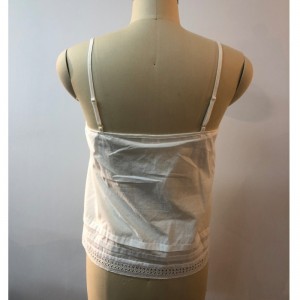 HVID SPOT BUTTON DETALJ VEST JLWB0007