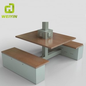 Solcelledrevet mobiltelefonopladning Kiosk USB Smart opladningsstation til haver og parker