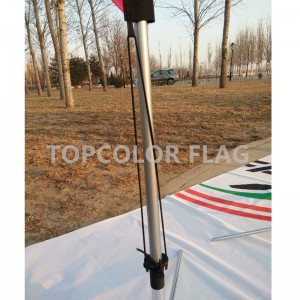 Fabriks bue vind strand banner fjer flag