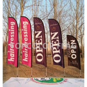 Custom Print salgsfremmende fjerflagg