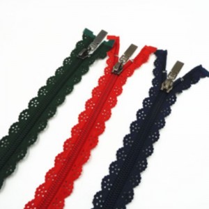 Delikat og moderigtig blonder lynlås lynlås 6