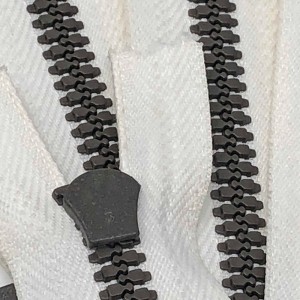 Plastic lynlås lukket ende Mode RIRI tænder malet autolås skyderen med nøglehullet træk 9