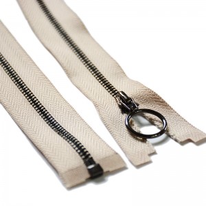 Beklædning fancy lynlås Metal messing lynlås med cirkel glider tæt ende rose guld lynlås til nederdel 11